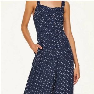 Loft Polka Dot Jumpsuit (Nursing friendly!)